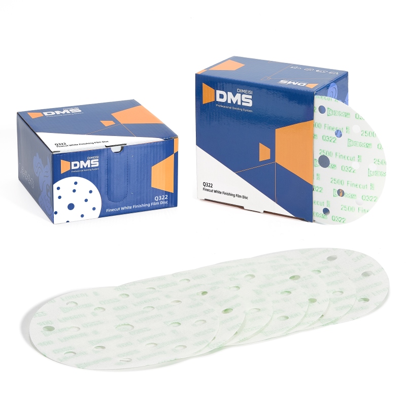 Finskuren vit efterbehandlingsfilm